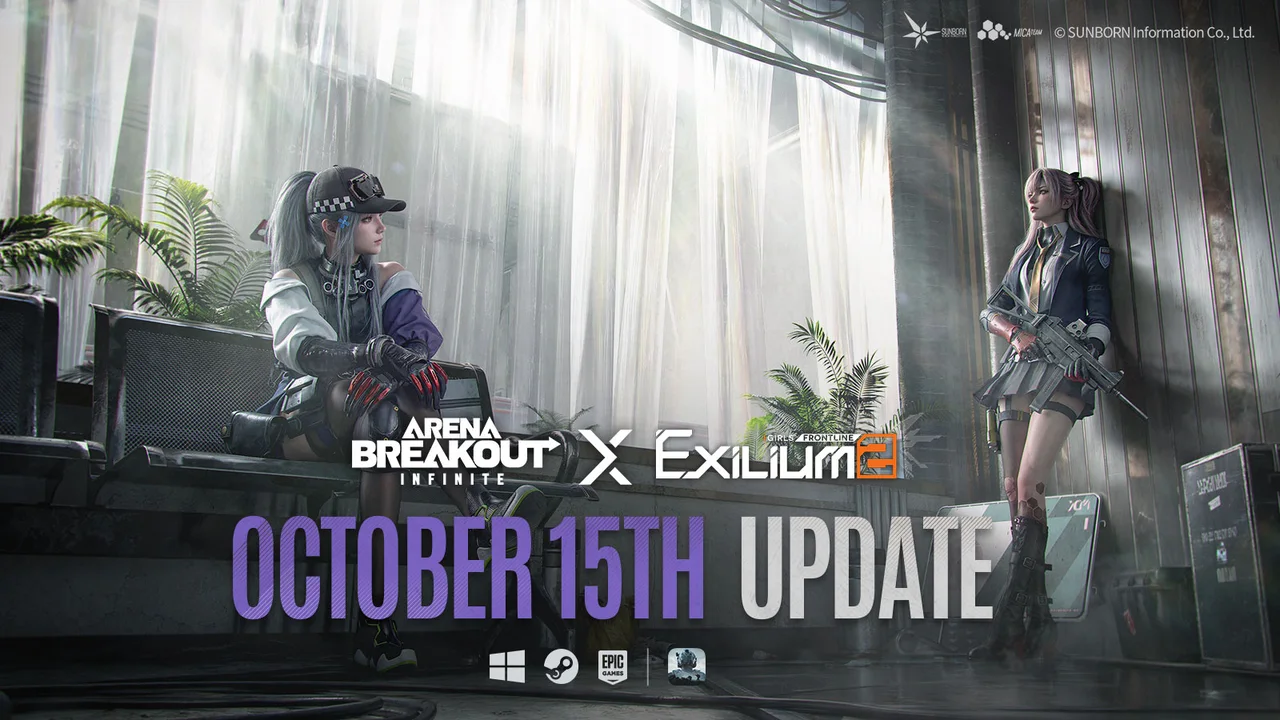 Официальный арт коллаборации Arena Breakout: Infinite и Girls’ Frontline 2: Exilium